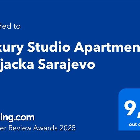 Luxury Studio Apartment Miljacka Sarajewo Zewnętrze zdjęcie